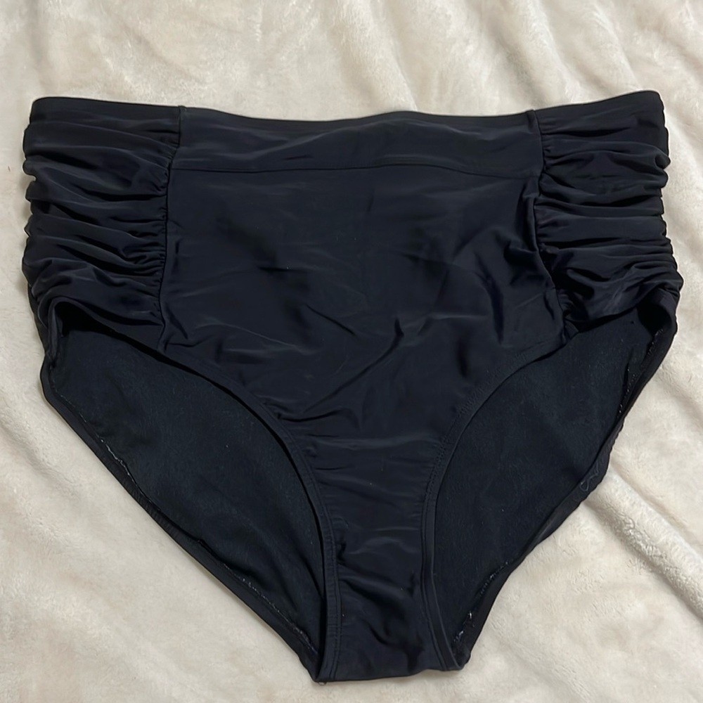 Plus Size Kona Sol black swim bottoms size 20w/22w